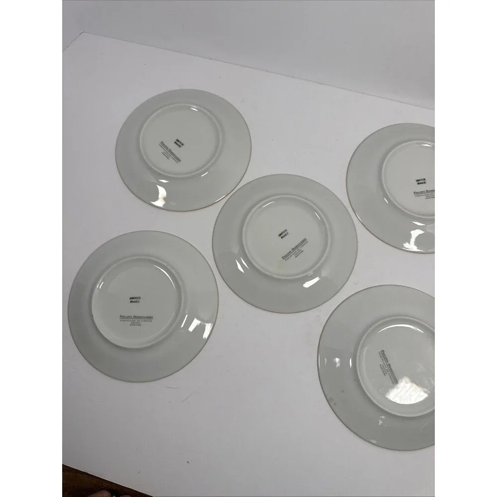 5 ANTIQUE HAVILAND DONHOFF SCHLEIGER 20 PARMELEE DOHRMANN BREAD BUTTER  PLATES